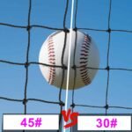 RIIFRILY Heavy Duty Baseball Batting Cage Nets,ONLY NET,45#Baseball and Softball Cage Netting,35'/55' Fits Backyard or Team Training - Image 3