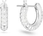 Swarovski Stone Hoop Earrings - Image 3