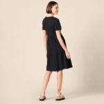 Amazon Essentials Women's Casual Cotton Short Sleeve Crew Neck Tiered Dress - Image 4