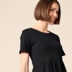 Amazon Essentials Women's Casual Cotton Short Sleeve Crew Neck Tiered Dress - Image 5
