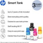HP Smart Tank 210 Wireless Printer | Perfect for Everyday Home Use | Print only | Self-healing Wi-Fi | A4 | Smart buttons | Low on ink sensors | Refillable | Includes up to 3 Years of Ink - Image 3