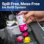 HP Smart Tank 210 Wireless Printer | Perfect for Everyday Home Use | Print only | Self-healing Wi-Fi | A4 | Smart buttons | Low on ink sensors | Refillable | Includes up to 3 Years of Ink - Image 5