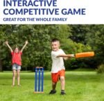 Powerplay Plastic Cricket Set Size 1 for Kids, Lightweight Ball, Stumps & Bat – Fun Outdoor Cricket Set - Image 3