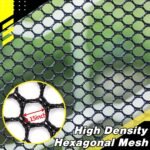 Happy Jump 3-in-1 Football Target Net and Portable Ball Bag, Easy to Attach Soccer Training Equipment with Upgraded Metal Tubes for Accuracy Practice - Image 4