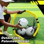 Happy Jump 3-in-1 Football Target Net and Portable Ball Bag, Easy to Attach Soccer Training Equipment with Upgraded Metal Tubes for Accuracy Practice - Image 6
