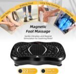 EVOLAND Vibration Plate Exercise Machine, Fitness Vibration Trainer | Powerful Vibrating Plate with Bluetooth Speaker, 5 Program Modes and Resistance Bands, Home Workout Equipment for Body Toning - Image 5