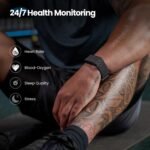 Amazfit Helio Strap Fitness Tracker Wristband, 24/7 Activity & Sleep Tracker with Heart Rate, 10 Days Battery, 50+ Sports Modes, Strength Training, Hyrox Race, Subscription Free for Android & iPhone - Image 3