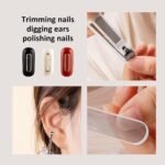 Manicure Set Nail Kit Manicure 3 in 1 Professional Pedicure Set Groomings Kit Womens Nails Care Tools Nails Care Groomings with Travel Case for Women Girls - Image 3