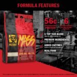 MUTANT Mass | Muscle Mass Gainer | 1100 Calories, 56g Protein, Whole Food Carbs, BCAAs, and Glutamine | Ultimate Hardcore Weight Gainer Shake | 2270g | Triple Chocolate - Image 4