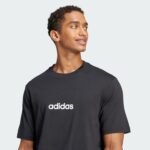 adidas Essentials Linear Single Jersey Tee - Image 4
