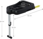 Kinderkraft Mink FX Car Seat Base, Isofix Base, Compatible with Mink PRO i-Size 40–75 cm, Quick Installation, Correct Installation Indicators, Black - Image 5