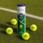 Slazenger Unisex Wimbledon 4tin Tennis Balls, Yellow, Tube Of 4 EU - Image 3