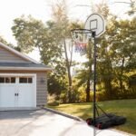 Yaheetech Portable Basketball Hoop, Height Adjustable 1.59-2.14m, Red/Black | Free Standing Basketball Hoop and Stand for Kid Adult Youth, Outside Indoor Garden, Water/Sand Filled Base, Easy Moving - Image 5