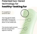 Tangle Teezer | Pet Teezer | Puppy Grooming Brush | Short, Medium Hair | Soft Bristles to Detangle Knots | Mint - Image 3