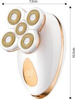 Multifunctional Women ' s Grooming Set Having Two Stage Trimmers and Gentle Feel Design for Complete Body Hair Removal Gift Electric Shaver - Image 6