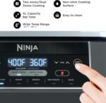 Ninja DZ201 Foodi 6-in-1 2-Basket Air Fryer with DualZone Technology, 8-Quart Capacity, and a Dark Grey Stainless Finish - Image 3
