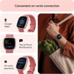 Fitbit Versa 4 Fitness Smartwatch With Built-in GPS And Up To 6 Days Battery Life - Compatible With IOS 15 Or Higher & Android OS 9.0 Or Higher, Pink Sand / Copper Rose Aluminium - Image 5