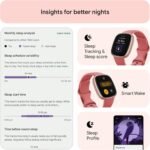 Fitbit Versa 4 Fitness Smartwatch With Built-in GPS And Up To 6 Days Battery Life - Compatible With IOS 15 Or Higher & Android OS 9.0 Or Higher, Pink Sand / Copper Rose Aluminium - Image 6