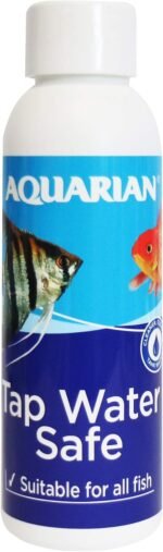 AQUARIAN Tap Water Safe Fish Aquarium Water Conditioner, 118 ml Bottle - Image 2