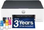 HP Smart Tank 210 Wireless Printer | Perfect for Everyday Home Use | Print only | Self-healing Wi-Fi | A4 | Smart buttons | Low on ink sensors | Refillable | Includes up to 3 Years of Ink - Image 2