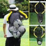 Happy Jump 3-in-1 Football Target Net and Portable Ball Bag, Easy to Attach Soccer Training Equipment with Upgraded Metal Tubes for Accuracy Practice - Image 2