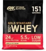 Optimum Nutrition Gold Standard 100% Whey Protein Powder,4.53 kg | Vanilla Ice Cream,151 Servings,24g Protein, BCAA, Low Sugar, Fast-Digesting Isolate, Supports Muscle Growth and Repair - Image 2