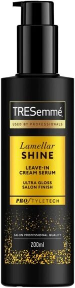 TRESemmé Lamellar Shine Leave-In Cream Hair Serum with patented Lamellar Technology hair treatment for an ultra-glossy salon finish 200 ml - Image 2