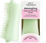 Tangle Teezer | Pet Teezer | Puppy Grooming Brush | Short, Medium Hair | Soft Bristles to Detangle Knots | Mint - Image 2