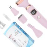 Women ' in 1 Multifunctional Body Shaver with R Type Rounded Head for Gentle Hair Removal Distance Efficient Grooming LED Power Display Type C Fast Charging C Charging - Image 2